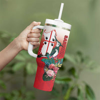 Personalized Italy Sardinia Tumbler With Handle Lapwing With Map - Wonder Print Shop