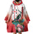 Personalized Italy Sardinia Wearable Blanket Hoodie Lapwing With Map - Wonder Print Shop