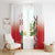 Personalized Italy Sardinia Window Curtain Lapwing With Map - Wonder Print Shop