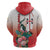 Personalized Italy Sardinia Zip Hoodie Lapwing With Map - Wonder Print Shop