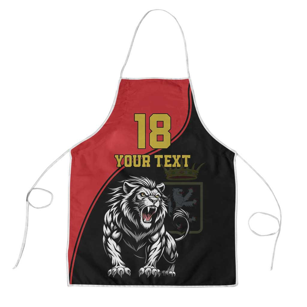 Custom Aosta Valley Apron Lion Sporty Style - Wonder Print Shop