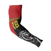 Custom Aosta Valley Arm Sleeves Lion Sporty Style - Wonder Print Shop