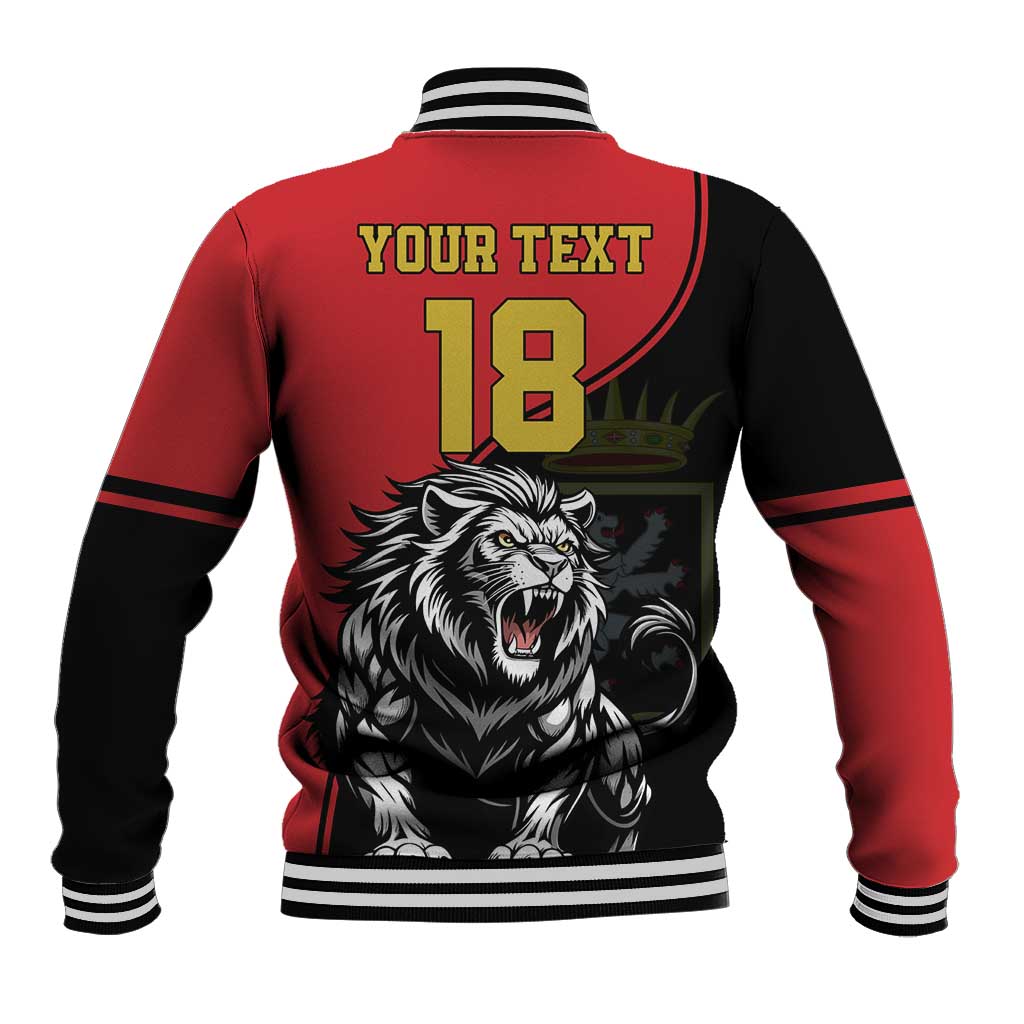 Custom Aosta Valley Baseball Jacket Lion Sporty Style - Wonder Print Shop