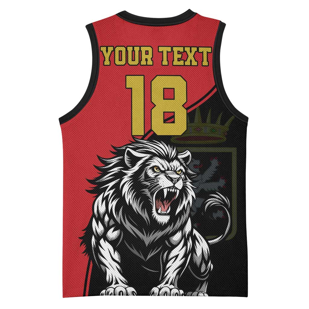 Custom Aosta Valley Basketball Jersey Lion Sporty Style - Wonder Print Shop