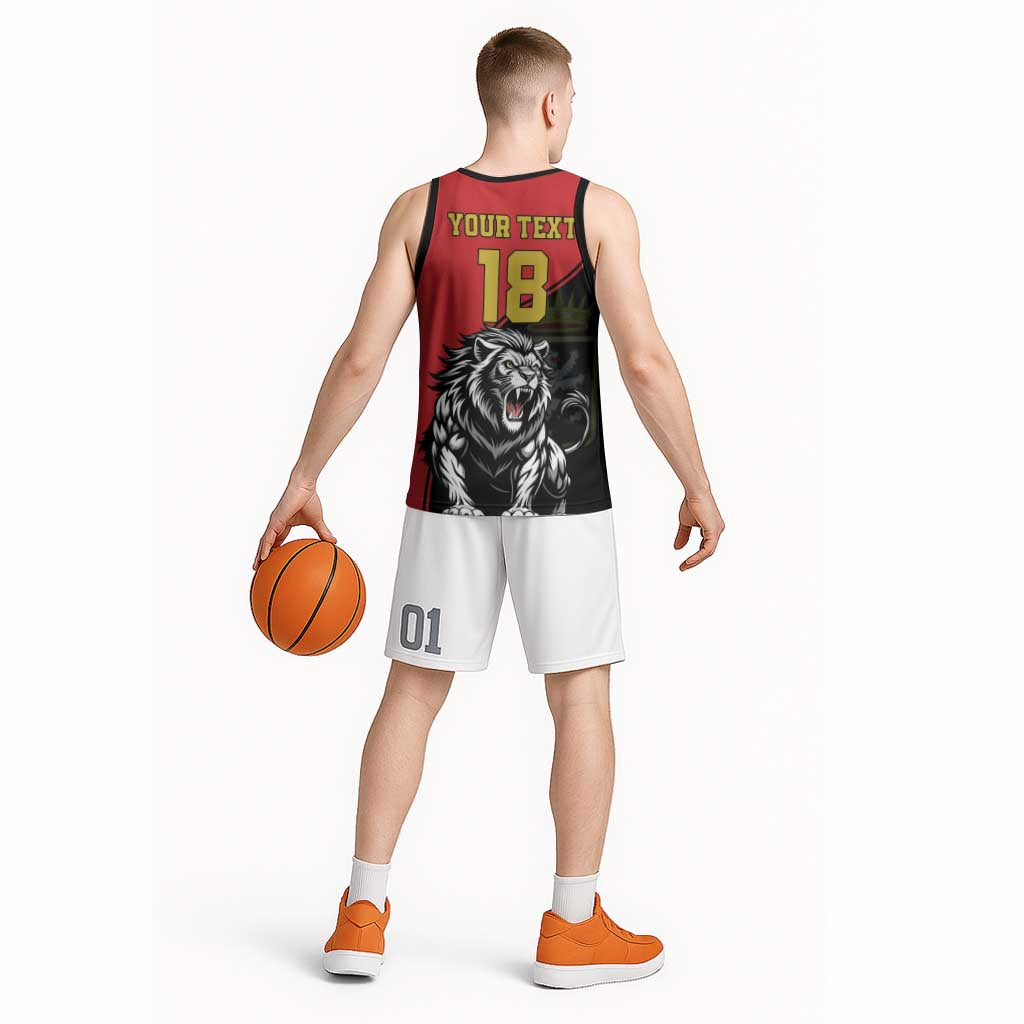 Custom Aosta Valley Basketball Jersey Lion Sporty Style - Wonder Print Shop