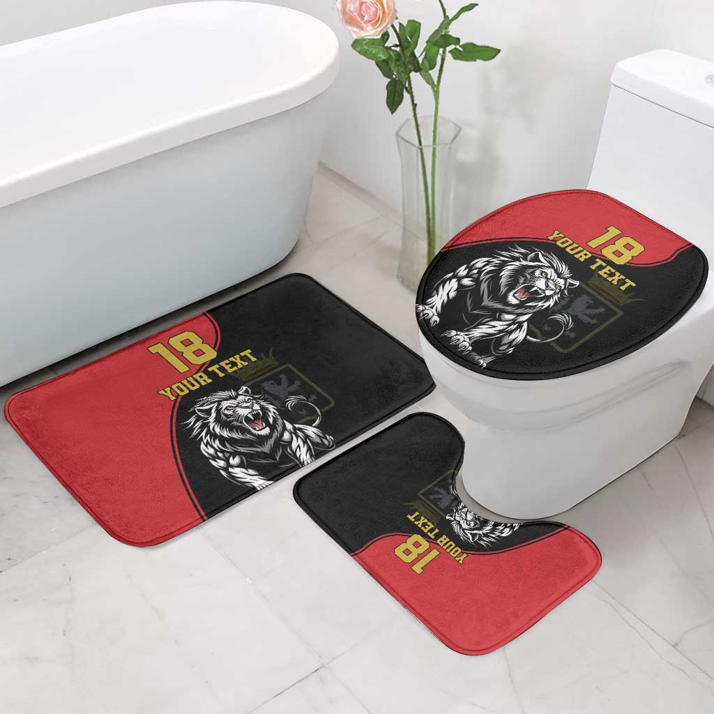 Custom Aosta Valley Bathroom Set Lion Sporty Style - Wonder Print Shop