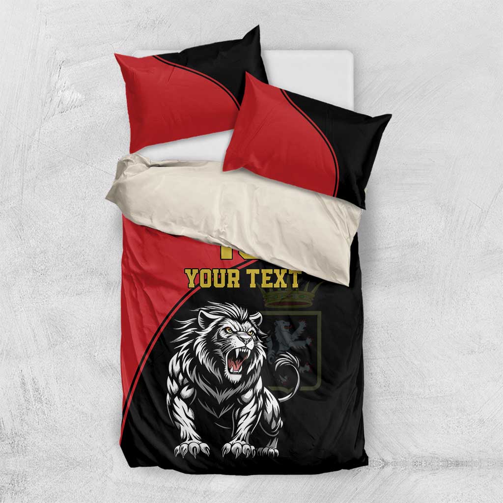 Custom Aosta Valley Bedding Set Lion Sporty Style - Wonder Print Shop