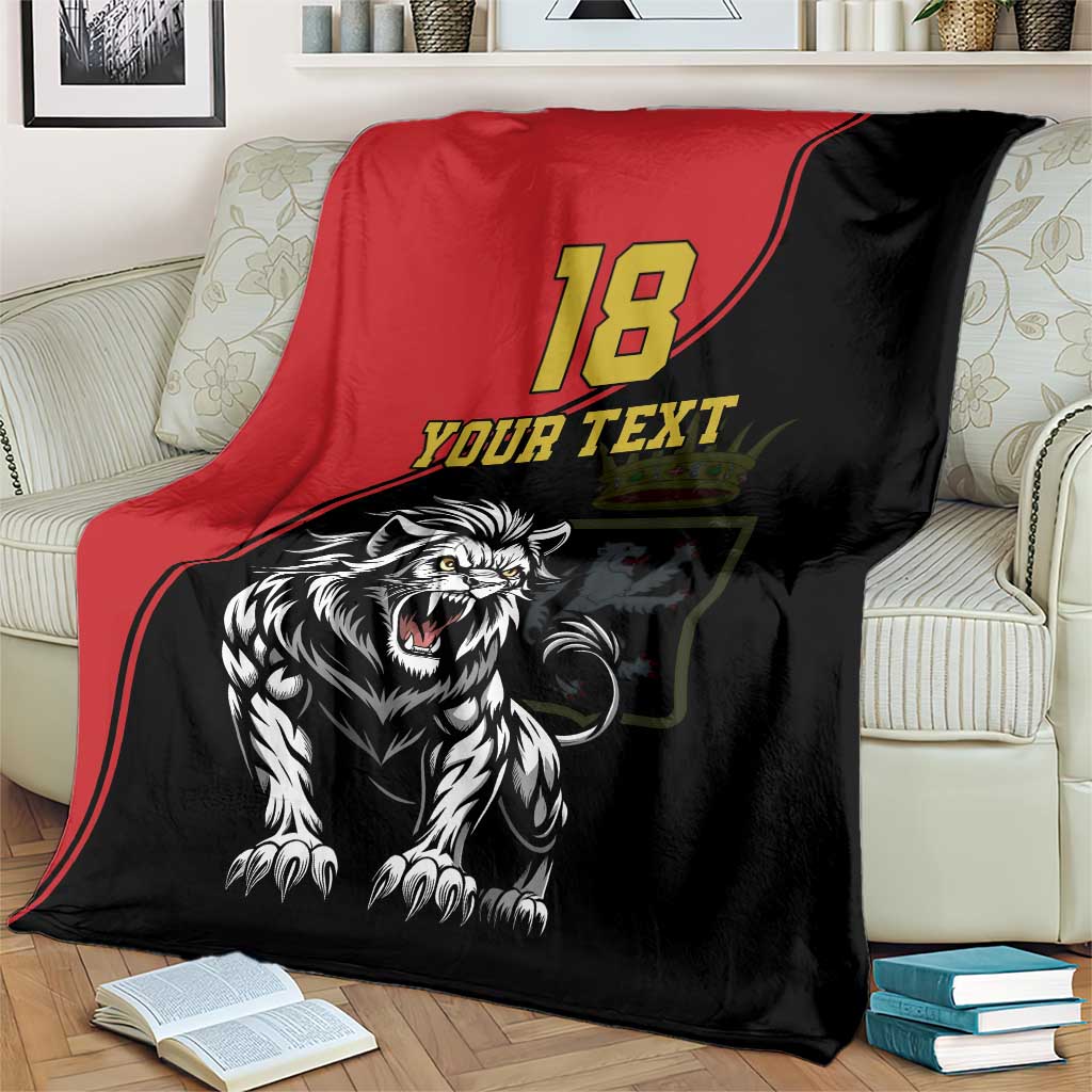 Custom Aosta Valley Blanket Lion Sporty Style - Wonder Print Shop
