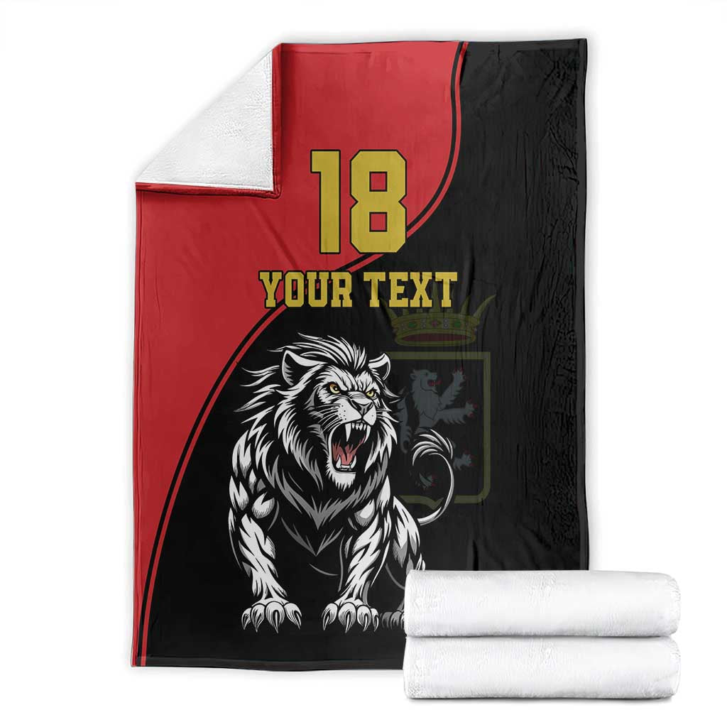 Custom Aosta Valley Blanket Lion Sporty Style - Wonder Print Shop