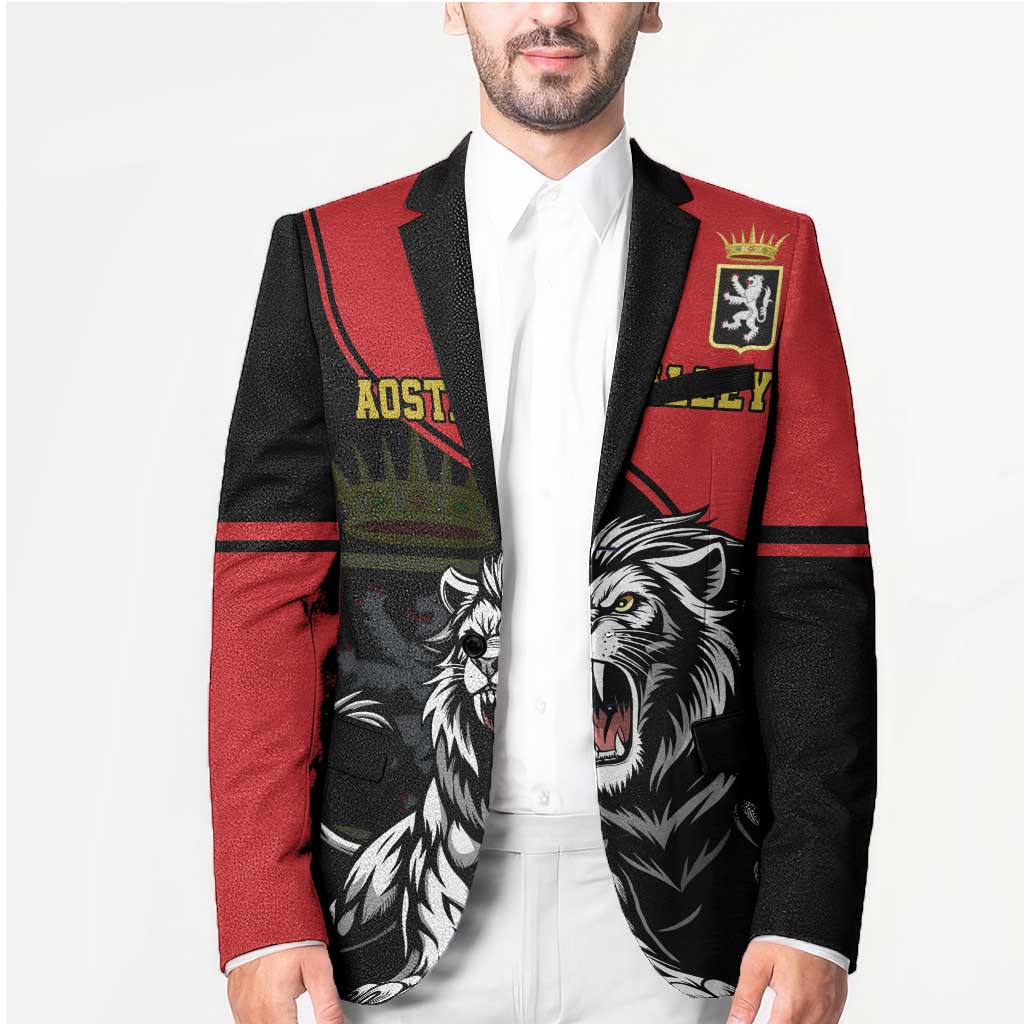 Custom Aosta Valley Blazer Lion Sporty Style - Wonder Print Shop