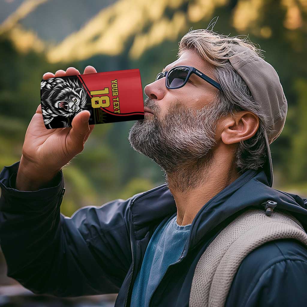 Custom Aosta Valley 4 in 1 Can Cooler Tumbler Lion Sporty Style - Wonder Print Shop