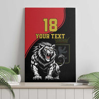 Custom Aosta Valley Canvas Wall Art Lion Sporty Style - Wonder Print Shop