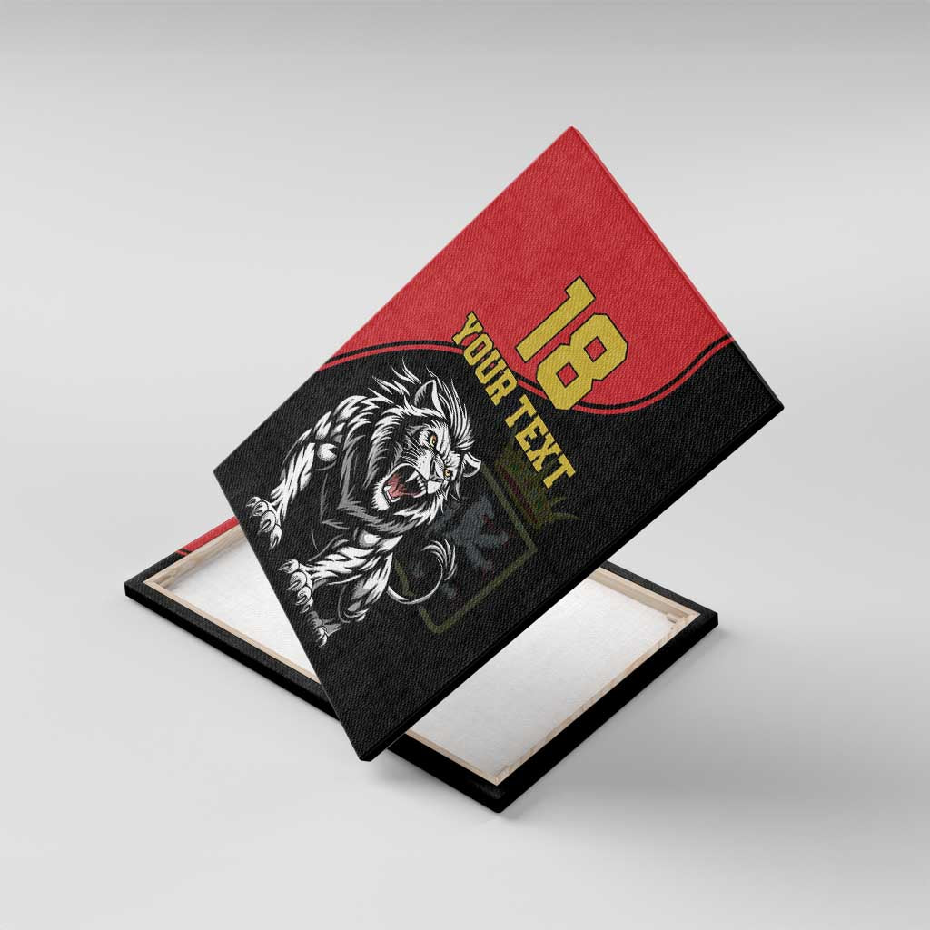 Custom Aosta Valley Canvas Wall Art Lion Sporty Style - Wonder Print Shop