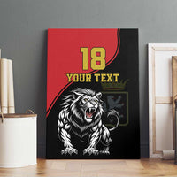 Custom Aosta Valley Canvas Wall Art Lion Sporty Style - Wonder Print Shop
