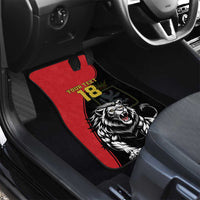 Custom Aosta Valley Car Mats Lion Sporty Style - Wonder Print Shop