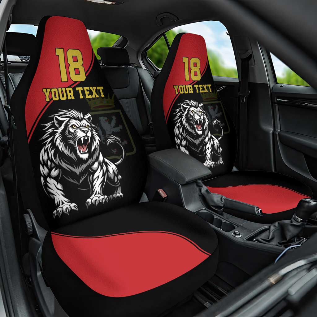 Custom Aosta Valley Car Seat Cover Lion Sporty Style - Wonder Print Shop
