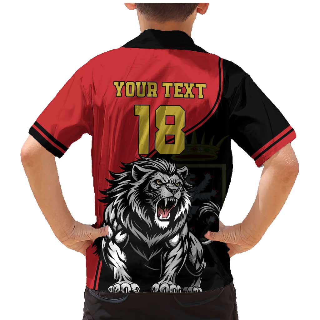 Custom Aosta Valley Family Matching Mermaid Dress and Hawaiian Shirt Lion Sporty Style - Wonder Print Shop