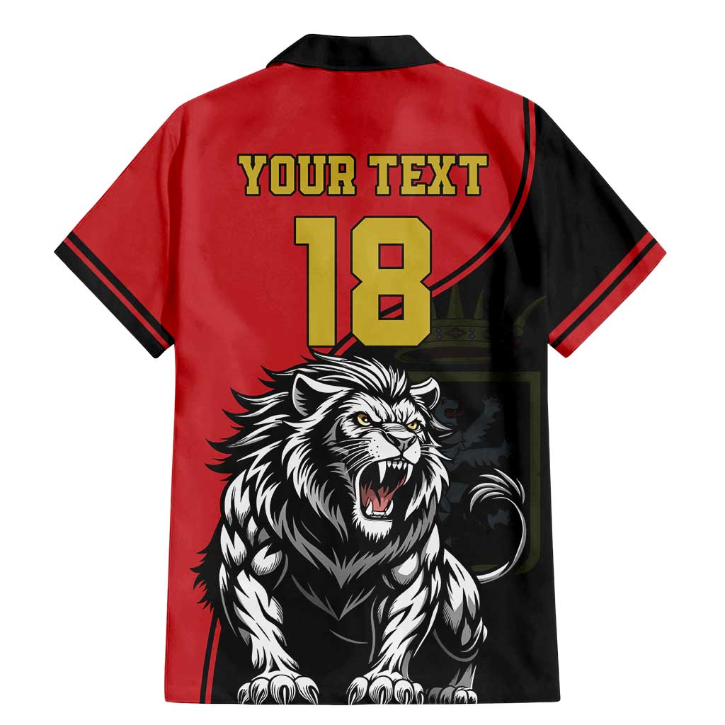 Custom Aosta Valley Family Matching Mermaid Dress and Hawaiian Shirt Lion Sporty Style - Wonder Print Shop