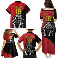 Custom Aosta Valley Family Matching Puletasi and Hawaiian Shirt Lion Sporty Style - Wonder Print Shop