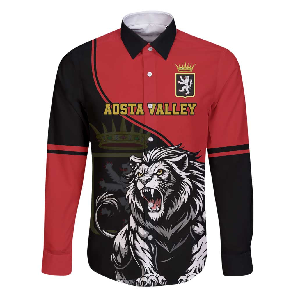 Custom Aosta Valley Family Matching Puletasi and Hawaiian Shirt Lion Sporty Style - Wonder Print Shop
