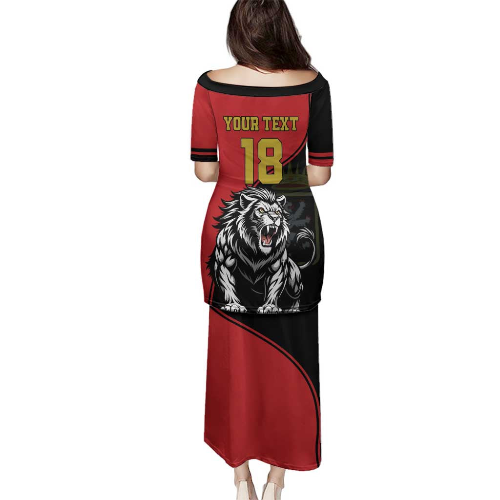 Custom Aosta Valley Family Matching Puletasi and Hawaiian Shirt Lion Sporty Style - Wonder Print Shop