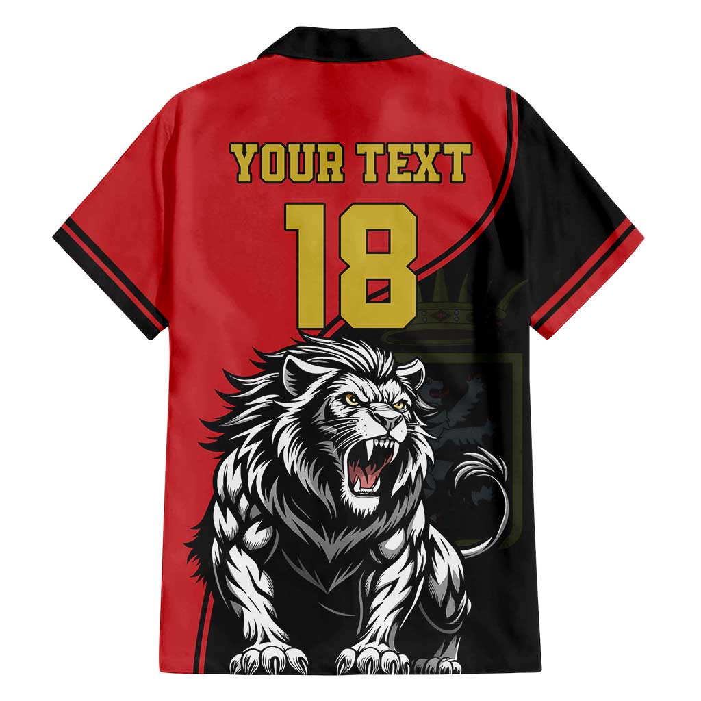 Custom Aosta Valley Family Matching Tank Maxi Dress and Hawaiian Shirt Lion Sporty Style - Wonder Print Shop