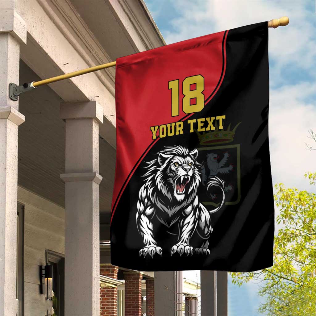 Custom Aosta Valley Garden Flag Lion Sporty Style - Wonder Print Shop