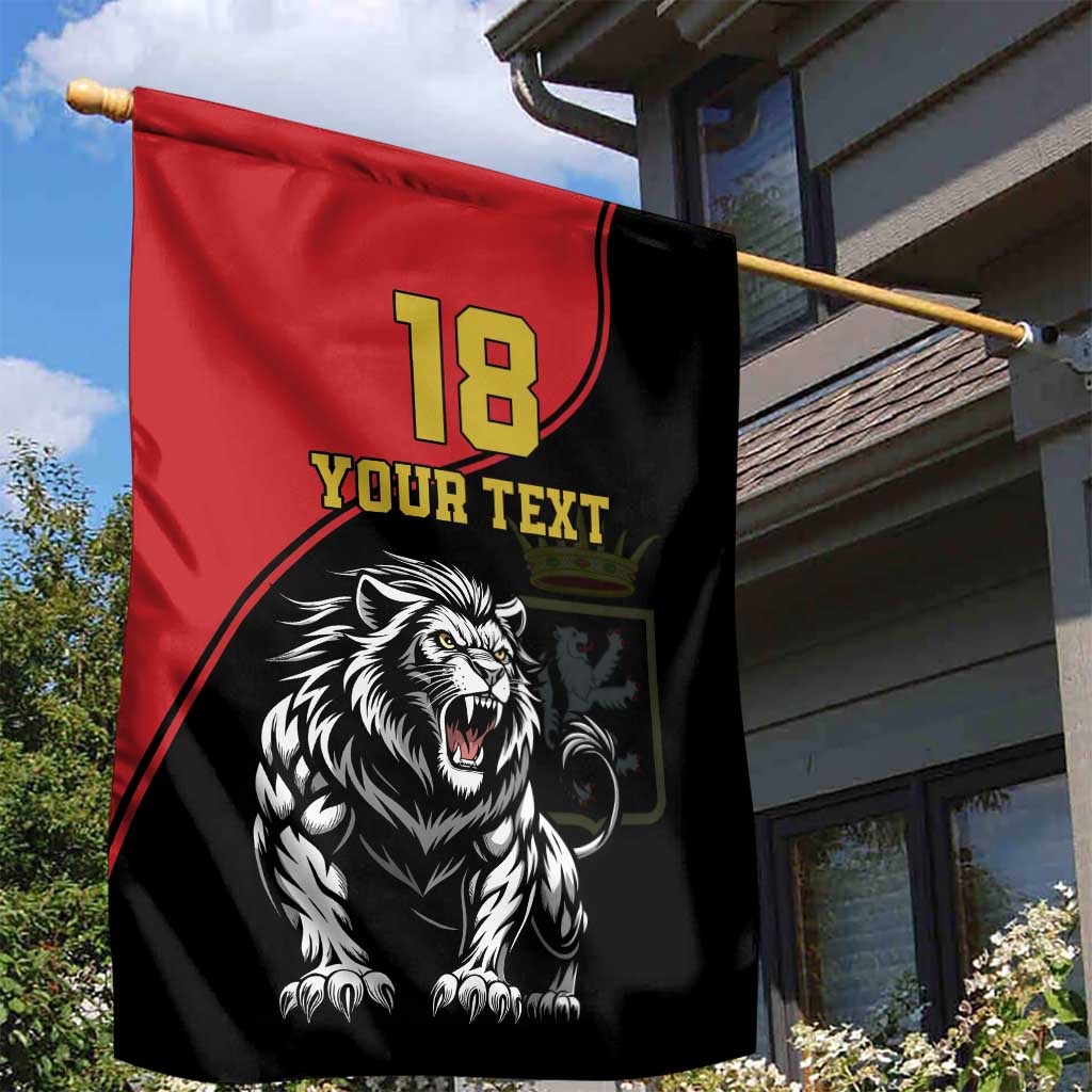 Custom Aosta Valley Garden Flag Lion Sporty Style - Wonder Print Shop