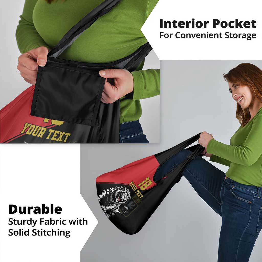 Custom Aosta Valley Grocery Bag Lion Sporty Style - Wonder Print Shop