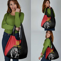 Custom Aosta Valley Grocery Bag Lion Sporty Style - Wonder Print Shop