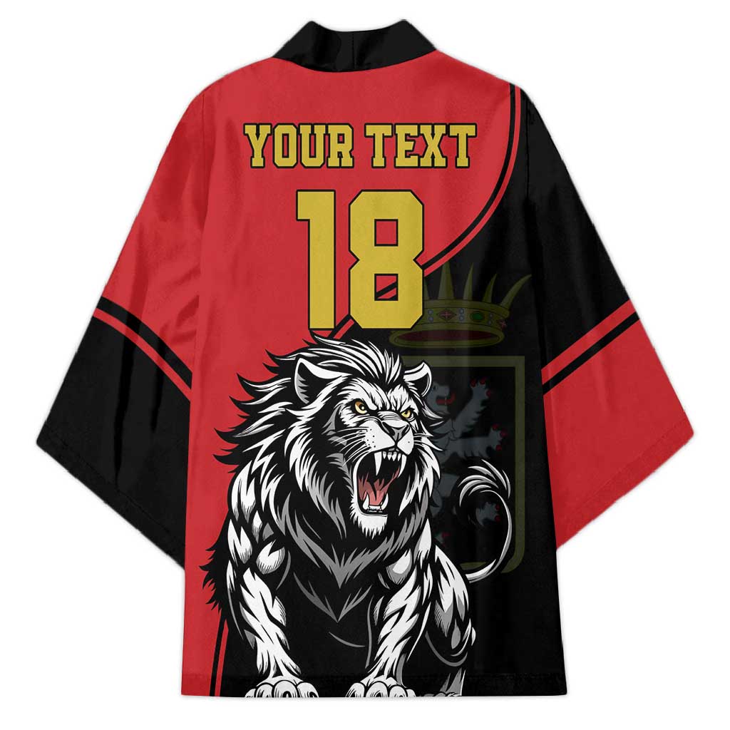 Custom Aosta Valley Kimono Lion Sporty Style - Wonder Print Shop