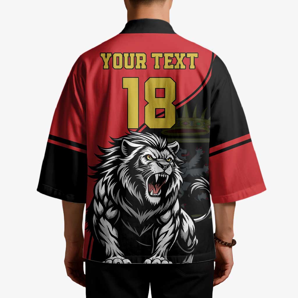 Custom Aosta Valley Kimono Lion Sporty Style - Wonder Print Shop