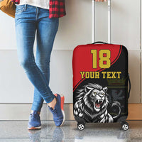 Custom Aosta Valley Luggage Cover Lion Sporty Style - Wonder Print Shop