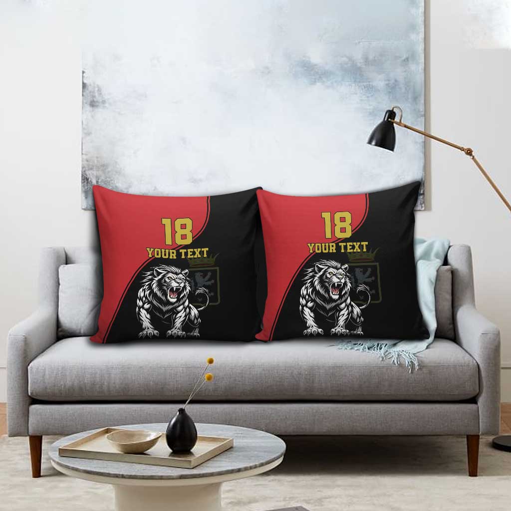 Custom Aosta Valley Pillow Cover Lion Sporty Style - Wonder Print Shop