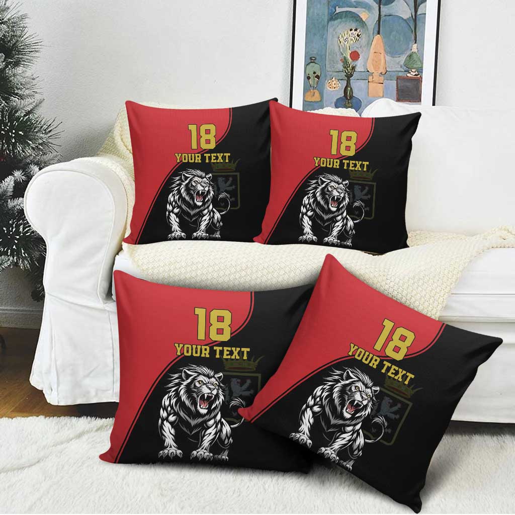 Custom Aosta Valley Pillow Cover Lion Sporty Style - Wonder Print Shop