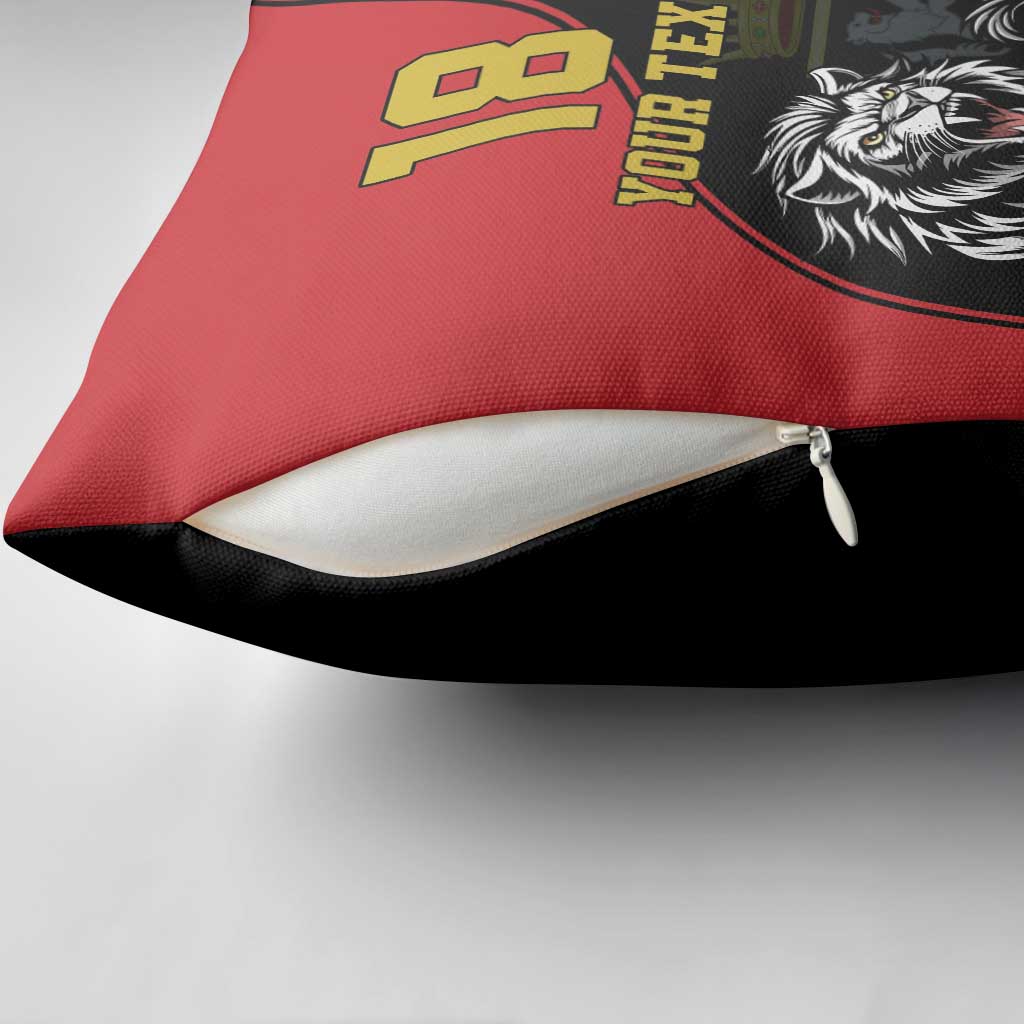 Custom Aosta Valley Pillow Cover Lion Sporty Style - Wonder Print Shop