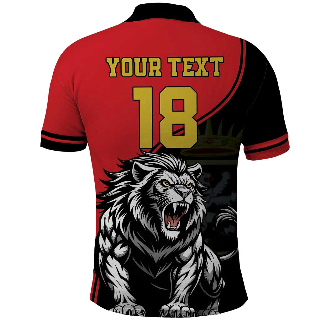 Custom Aosta Valley Polo Shirt Lion Sporty Style - Wonder Print Shop