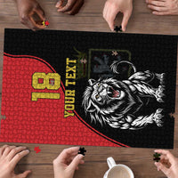 Custom Aosta Valley Puzzle Lion Sporty Style - Wonder Print Shop