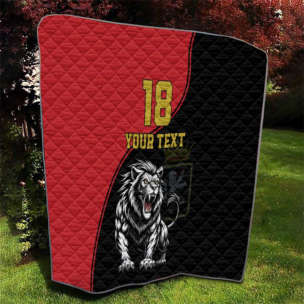 Custom Aosta Valley Quilt Lion Sporty Style - Wonder Print Shop
