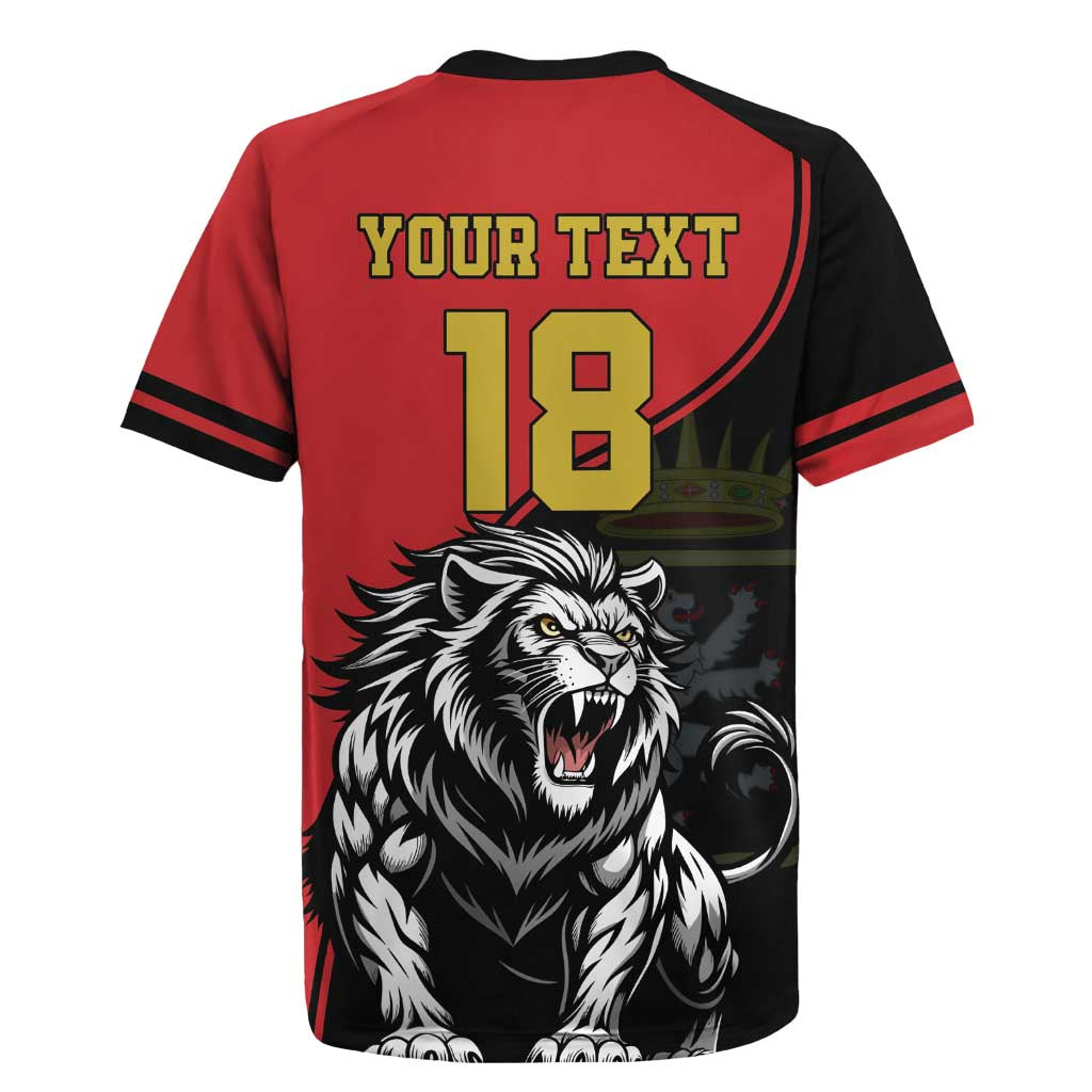 Custom Aosta Valley Rugby Jersey Lion Sporty Style - Wonder Print Shop