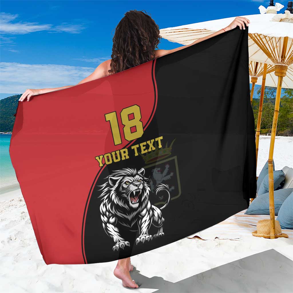 Custom Aosta Valley Sarong Lion Sporty Style - Wonder Print Shop