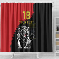 Custom Aosta Valley Shower Curtain Lion Sporty Style - Wonder Print Shop