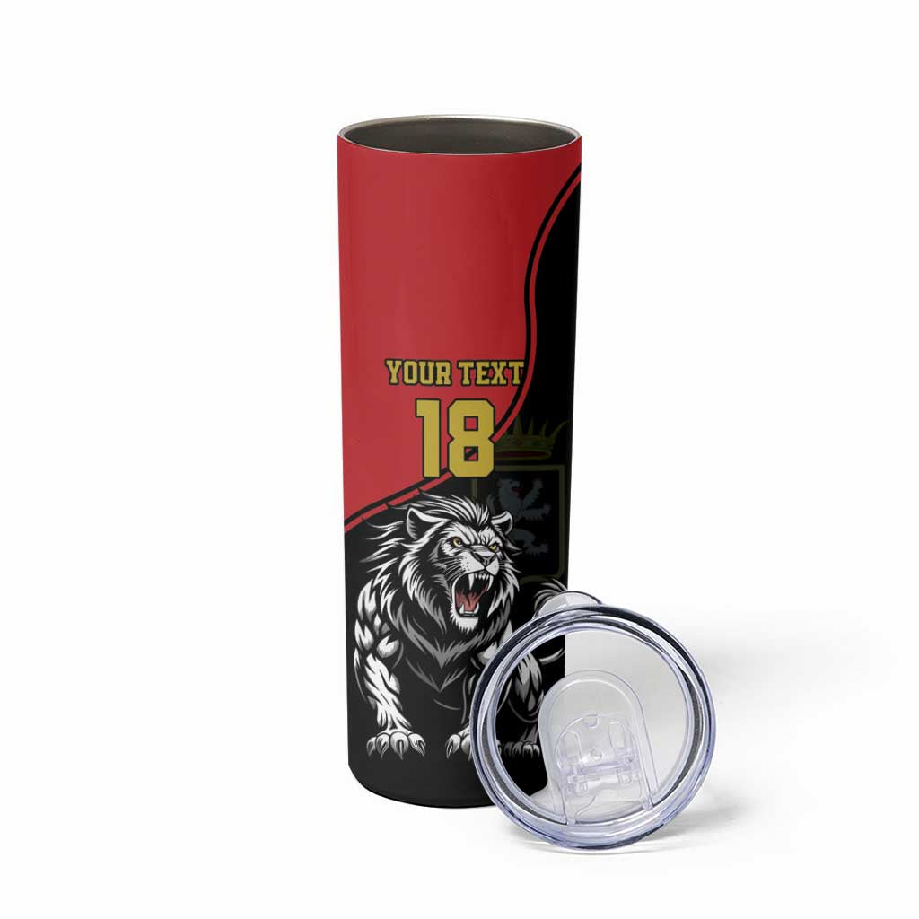 Custom Aosta Valley Skinny Tumbler Lion Sporty Style - Wonder Print Shop