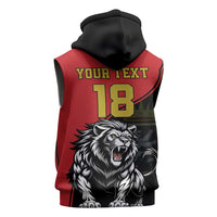 Custom Aosta Valley Sleeveless Zip Hoodie Lion Sporty Style - Wonder Print Shop