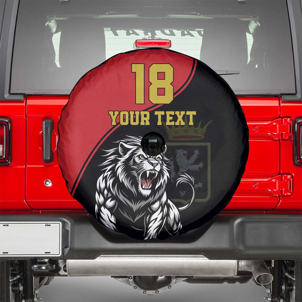 Custom Aosta Valley Spare Tire Cover Lion Sporty Style - Wonder Print Shop