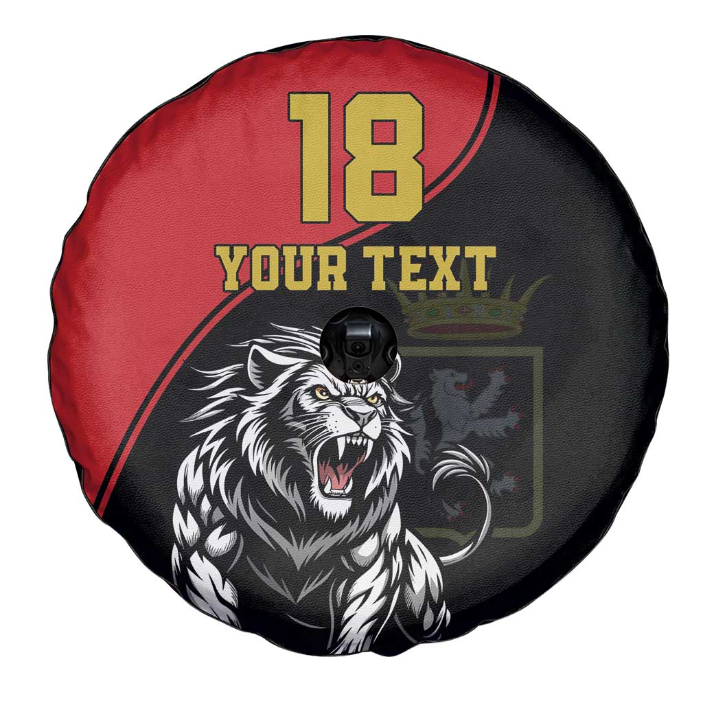 Custom Aosta Valley Spare Tire Cover Lion Sporty Style - Wonder Print Shop