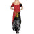 Custom Aosta Valley Summer Maxi Dress Lion Sporty Style - Wonder Print Shop