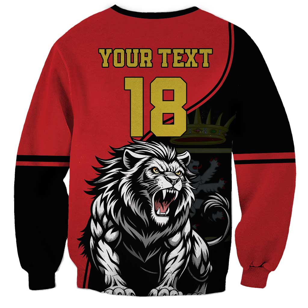 Custom Aosta Valley Sweatshirt Lion Sporty Style - Wonder Print Shop