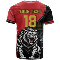 Custom Aosta Valley T Shirt Lion Sporty Style - Wonder Print Shop