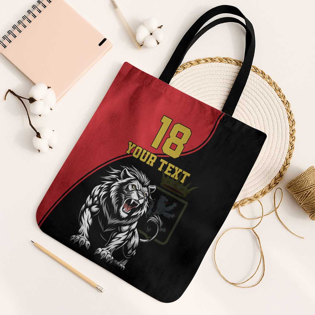 Custom Aosta Valley Tote Bag Lion Sporty Style - Wonder Print Shop